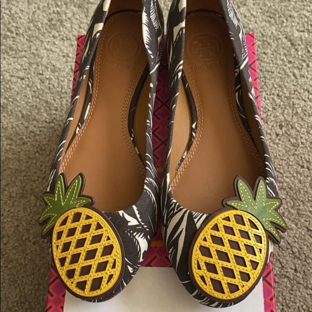 Tory Burch Tabora Pineapple flats